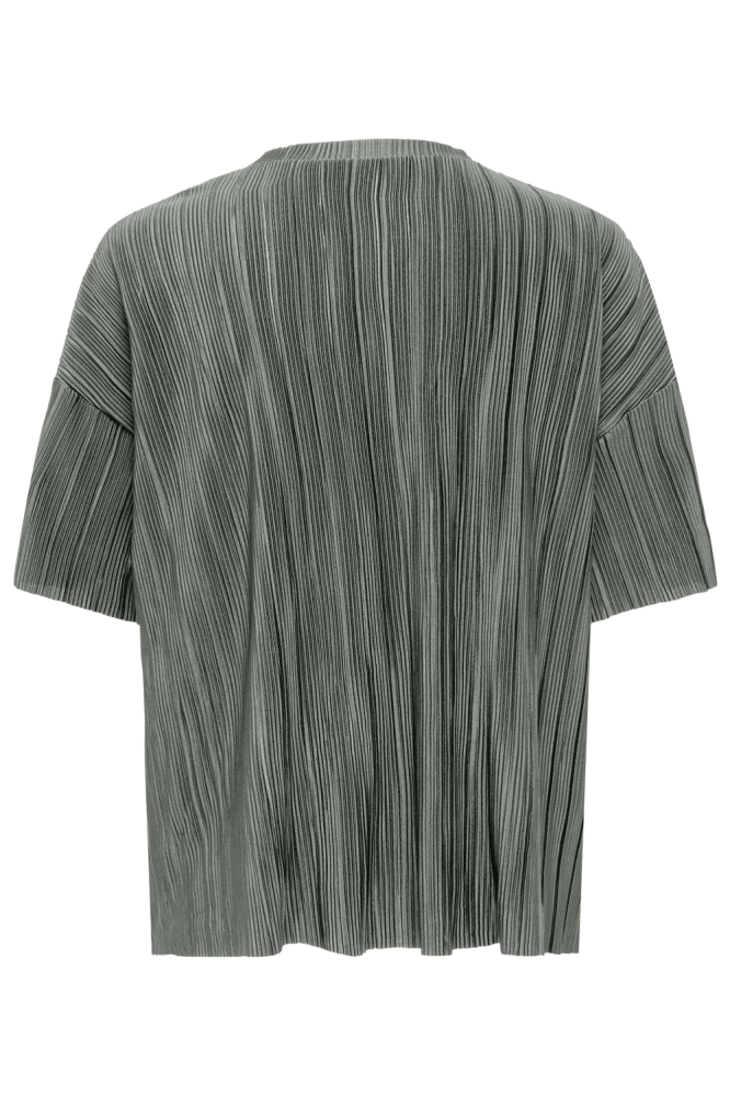 ONLRAVENNA S/S PLISSE TOP NOOS JRS 15318506 AGAVE GREEN
